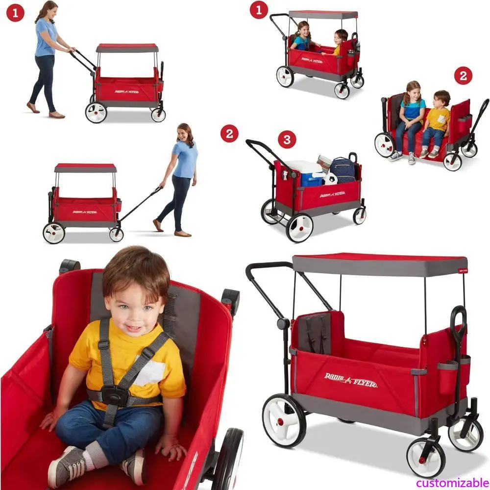 Convertible Stroller and Beach Cart for Toddlers: Radio Flyer Wagon, Outdoor Toy for Ages 1-3
Convertible Stroller and Beach Cart for Toddlers: Radio Flyer Wagon, Outdoor Toy for Ages 1-3