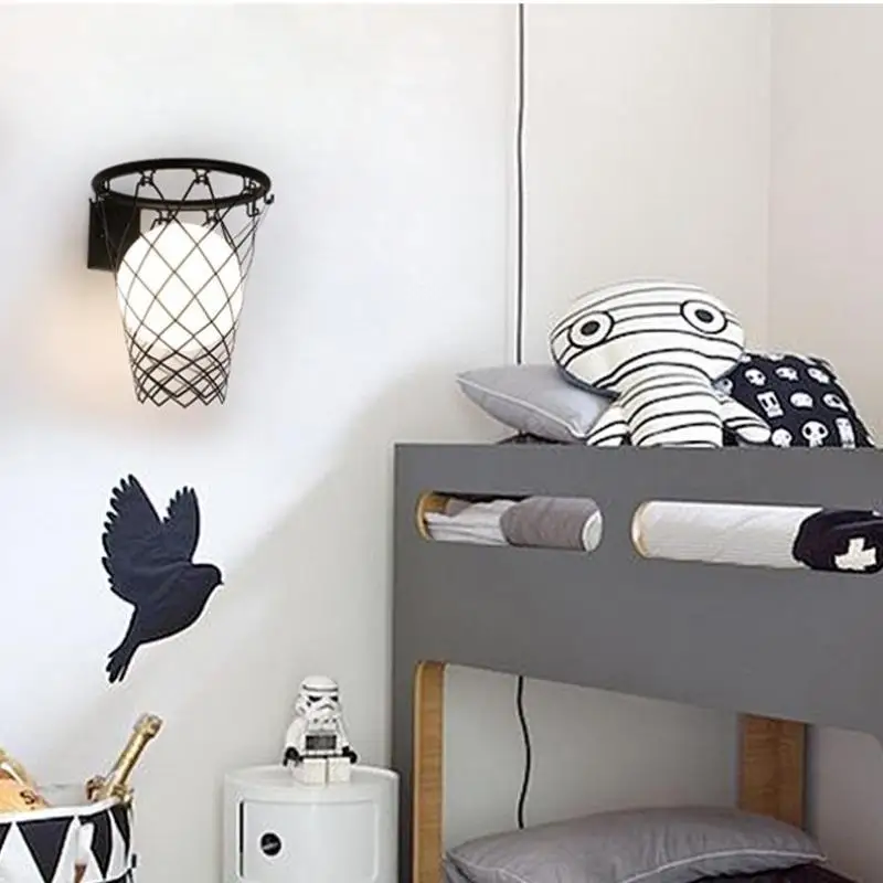 Wall decorative Glass basketball Light Fixtures for Living room Foyer Bedroom Office E27 LED Children lamp indoor wall Lighting
Wall decorative Glass basketball Light Fixtures for Living room Foyer Bedroom Office E27 LED Children lamp indoor wall Lighting
