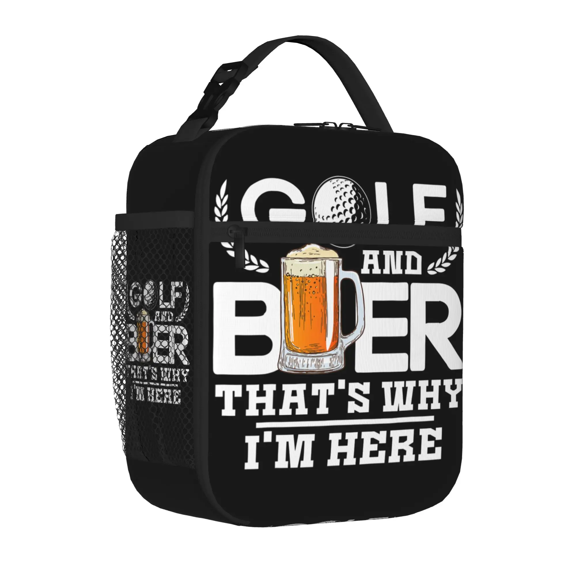 Golf&Beer That's Why I'm Here Portable Thermal Cooler Bag Dad Joke Durable Insulated Lunch Bags Unique Design Storage Box School
Golf&Beer That's Why I'm Here Portable Thermal Cooler Bag Dad Joke Durable Insulated Lunch Bags Unique Design Storage Box School