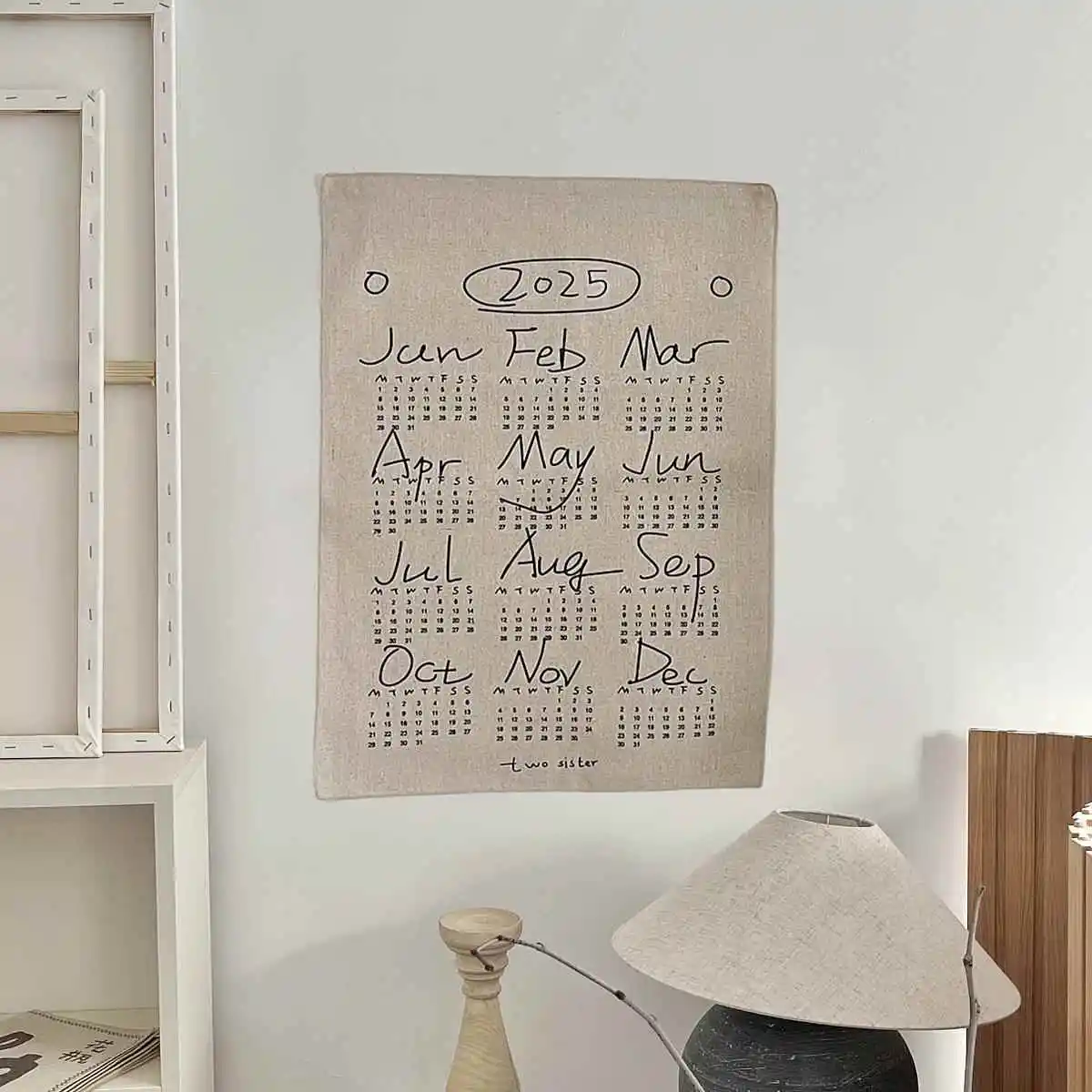 Hand-Painted Letter Calendar Hanging Cloth Soft Decoration Bedroom Background Desk Student Creative Hanging Calendar Modern S...
Hand-Painted Letter Calendar Hanging Cloth Soft Decoration Bedroom Background Desk Student Creative Hanging Calendar Modern S...