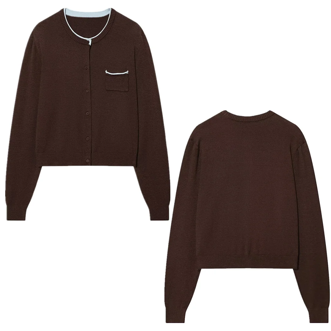 Jenny&Dave Minimalist Women's Sweater Fake Two Pieces Set Contrasting Colors Knitwear Woman Clothing Woman Clothes Tops
Jenny&Dave Minimalist Women's Sweater Fake Two Pieces Set Contrasting Colors Knitwear Woman Clothing Woman Clothes Tops