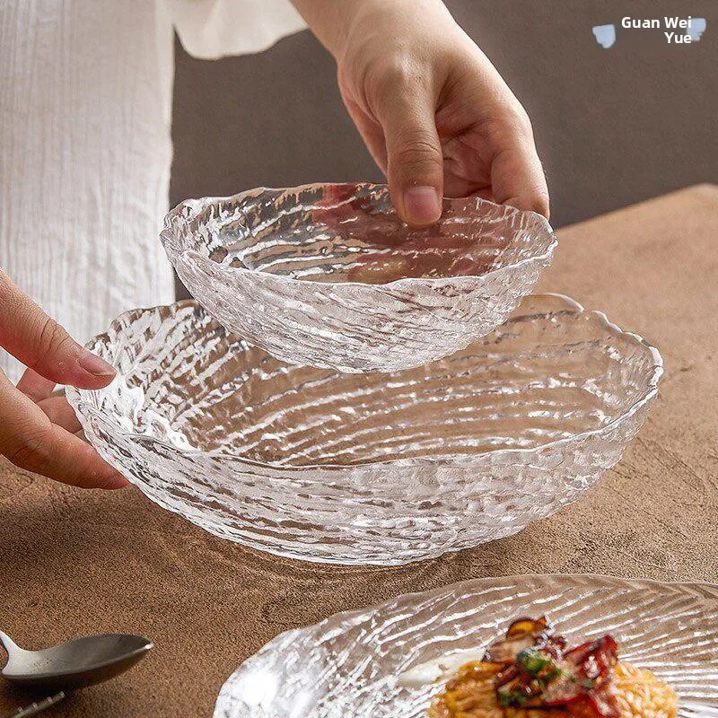 Home Use Glass Bowl Plate Sea Glass Soup Bowl Dessert Salad Lightweight Luxury Sensation Shallow Pastry Fruit Plate
Home Use Glass Bowl Plate Sea Glass Soup Bowl Dessert Salad Lightweight Luxury Sensation Shallow Pastry Fruit Plate