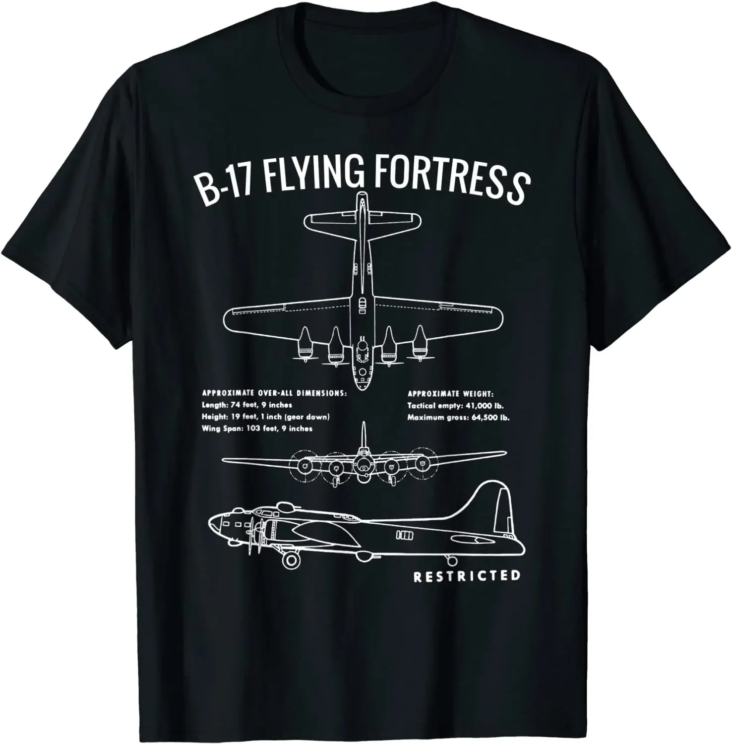 WWII B17 Flying Fortress Bomber T-Shirt 100% Cotton O-Neck Summer Short Sleeve Casual Mens T-shirt Size S-3XL
WWII B17 Flying Fortress Bomber T-Shirt 100% Cotton O-Neck Summer Short Sleeve Casual Mens T-shirt Size S-3XL