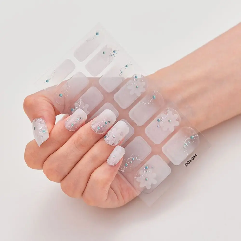 1Sheet/14PCS Strips Gel Nail Stickers Glittering Simple Gel Full Nail Wraps Bling Gel Nail Polish Strips DIY NAil Art Making 
1Sheet/14PCS Strips Gel Nail Stickers Glittering Simple Gel Full Nail Wraps Bling Gel Nail Polish Strips DIY NAil Art Making
