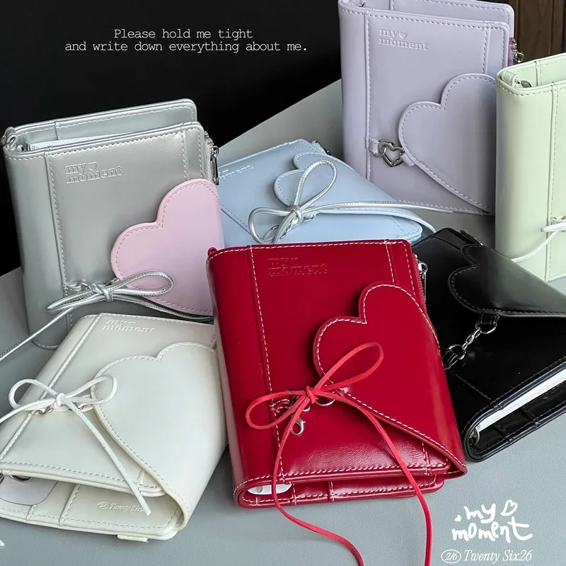 A7 Leather Heart-Shaped Binder Noteboks Diy Kawaii Girls Diary Agenda Planner Diy Handbooks Cover Back To School Stationery
A7 Leather Heart-Shaped Binder Noteboks Diy Kawaii Girls Diary Agenda Planner Diy Handbooks Cover Back To School Stationery