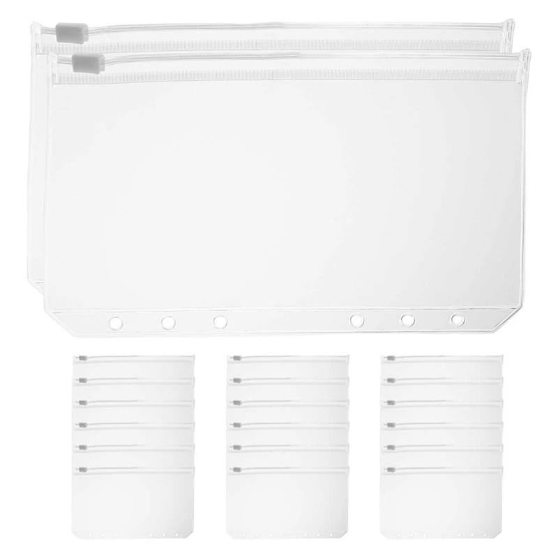 20 Pcs Cash Envelope 6 Holes Budget Binder Pockets Zipper Folders For A6 Notebook Binder Money Saving Binder Accessories
20 Pcs Cash Envelope 6 Holes Budget Binder Pockets Zipper Folders For A6 Notebook Binder Money Saving Binder Accessories
