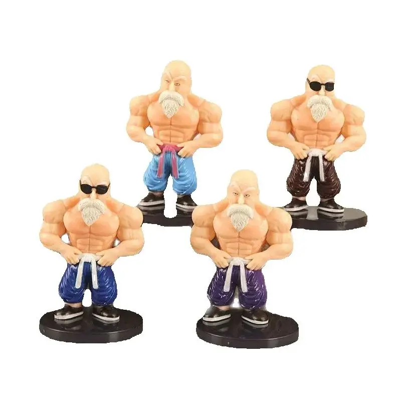 4pcs/set Dragon Ball Z Muscle Master Roshi Goku 's Teacher Kame Sennin PVC Action Figure Model Figurine DBZ Kids Toys Doll Gifts
4pcs/set Dragon Ball Z Muscle Master Roshi Goku 's Teacher Kame Sennin PVC Action Figure Model Figurine DBZ Kids Toys Doll Gifts