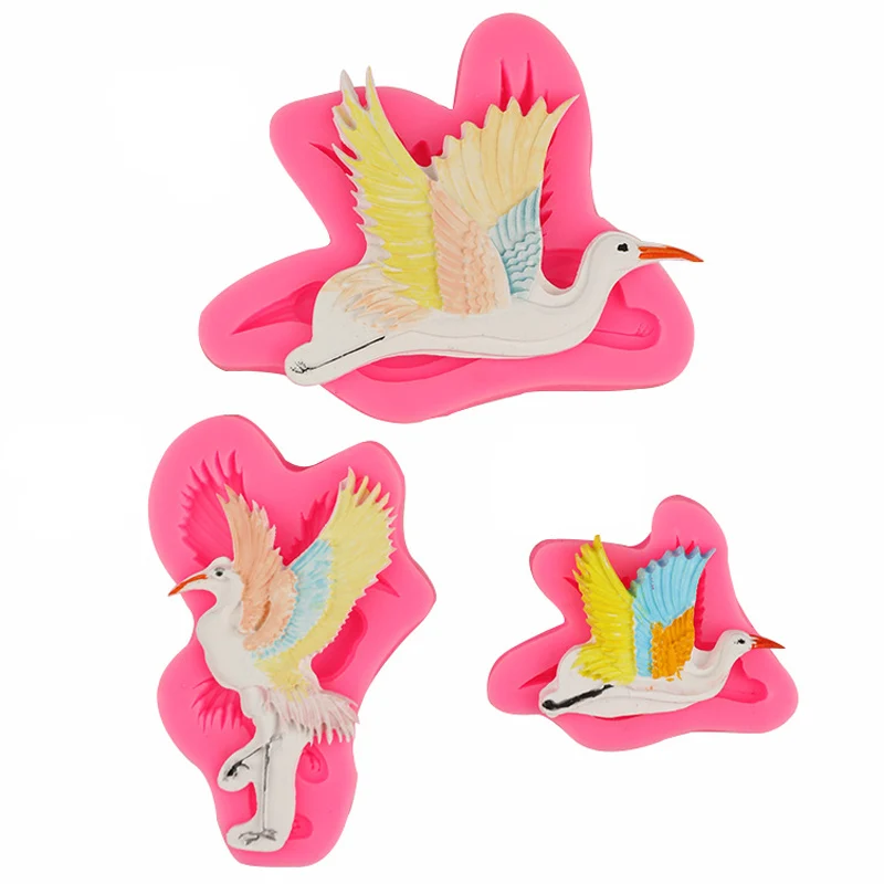 Red-crowned Crane Silicone Mold Fondant Molds Cake Decorating Tools Chocolate Gumpaste Cupcake Topper Candy Resin Clay Moulds
Red-crowned Crane Silicone Mold Fondant Molds Cake Decorating Tools Chocolate Gumpaste Cupcake Topper Candy Resin Clay Moulds