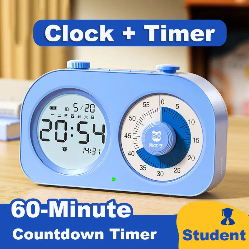 Student Read Visual Timer 60 Minute Countdown Timer Silent Timer Reminder for Kids Adults learning Sports Rest Time Manager
Student Read Visual Timer 60 Minute Countdown Timer Silent Timer Reminder for Kids Adults learning Sports Rest Time Manager