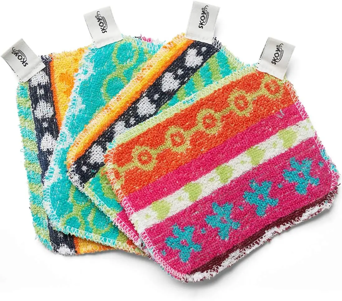 Reusable Non-Scratching Dish Scrubber, 4-Pack, Eco-Friendly Kitchen Cleaning, Dishwasher Safe, Assorted Colors
Reusable Non-Scratching Dish Scrubber, 4-Pack, Eco-Friendly Kitchen Cleaning, Dishwasher Safe, Assorted Colors