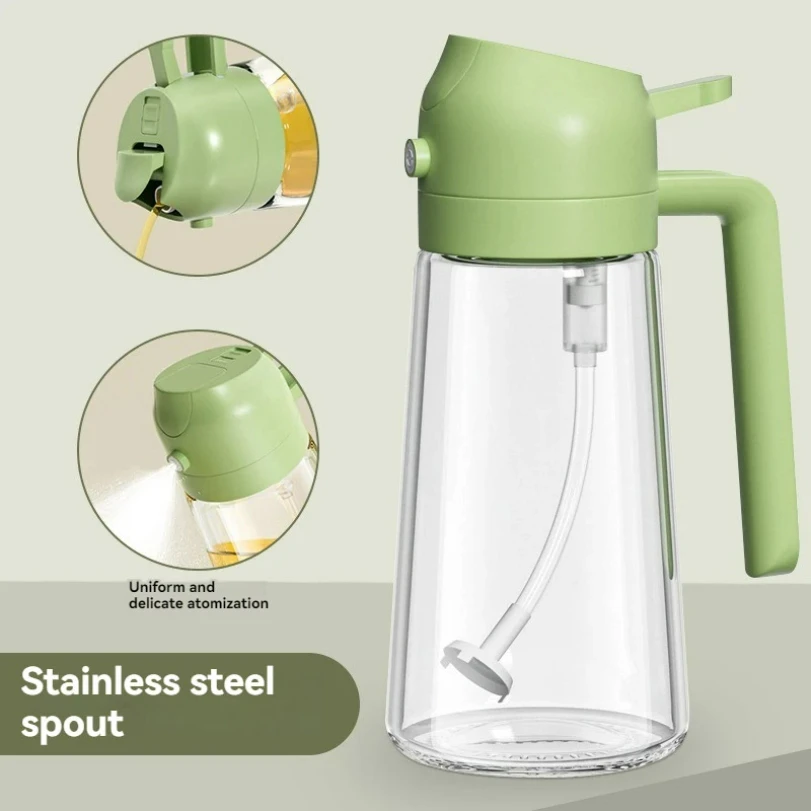 2 In 1 Olive Oil Sprayer Dispenser Bottle Household Spray-pour Air Fryer Olive Oil Cooking Oil Barbecue Oil Sprayer Kitchen Tool
2 In 1 Olive Oil Sprayer Dispenser Bottle Household Spray-pour Air Fryer Olive Oil Cooking Oil Barbecue Oil Sprayer Kitchen Tool