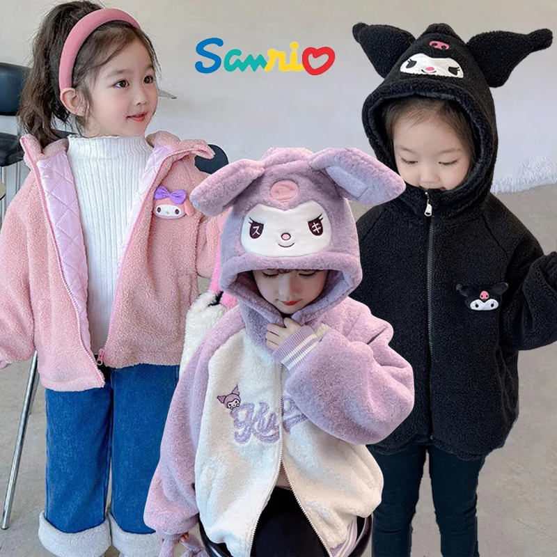 Sanrio My Melody Kuromi детское утепленное пальто из овечьей шерсти плюс бархатный теплый топ мультяшный милый детский хлопковый пиджак зимняя одежда для малышей
Sanrio My Melody Kuromi детское утепленное пальто из овечьей шерсти плюс бархатный теплый топ мультяшный милый детский хлопковый пиджак зимняя одежда для малышей