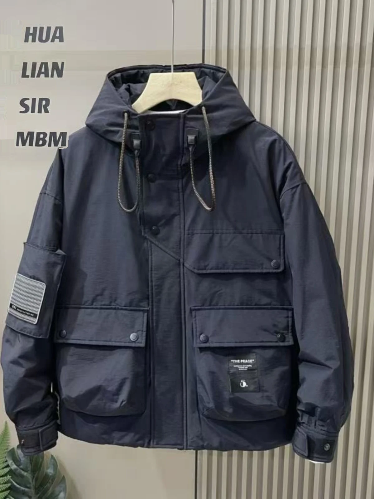 Мужская куртка-худи на весну-осень 2024: повседневная, универсальная, в стиле фэшн, с лоскутным дизайном, приталенная, длинный рукав
Мужская куртка-худи на весну-осень 2024: повседневная, универсальная, в стиле фэшн, с лоскутным дизайном, приталенная, длинный рукав