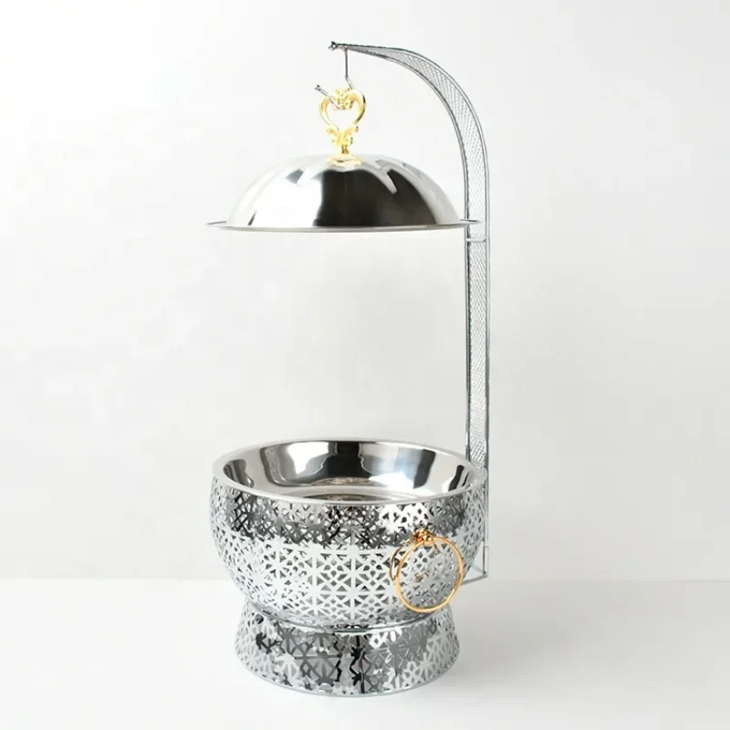 New Design Hot Sale Product Catering Equipment Buffet Stove Food Warmer Set Silver Hanging Chafing Dishes For Restaurant
New Design Hot Sale Product Catering Equipment Buffet Stove Food Warmer Set Silver Hanging Chafing Dishes For Restaurant