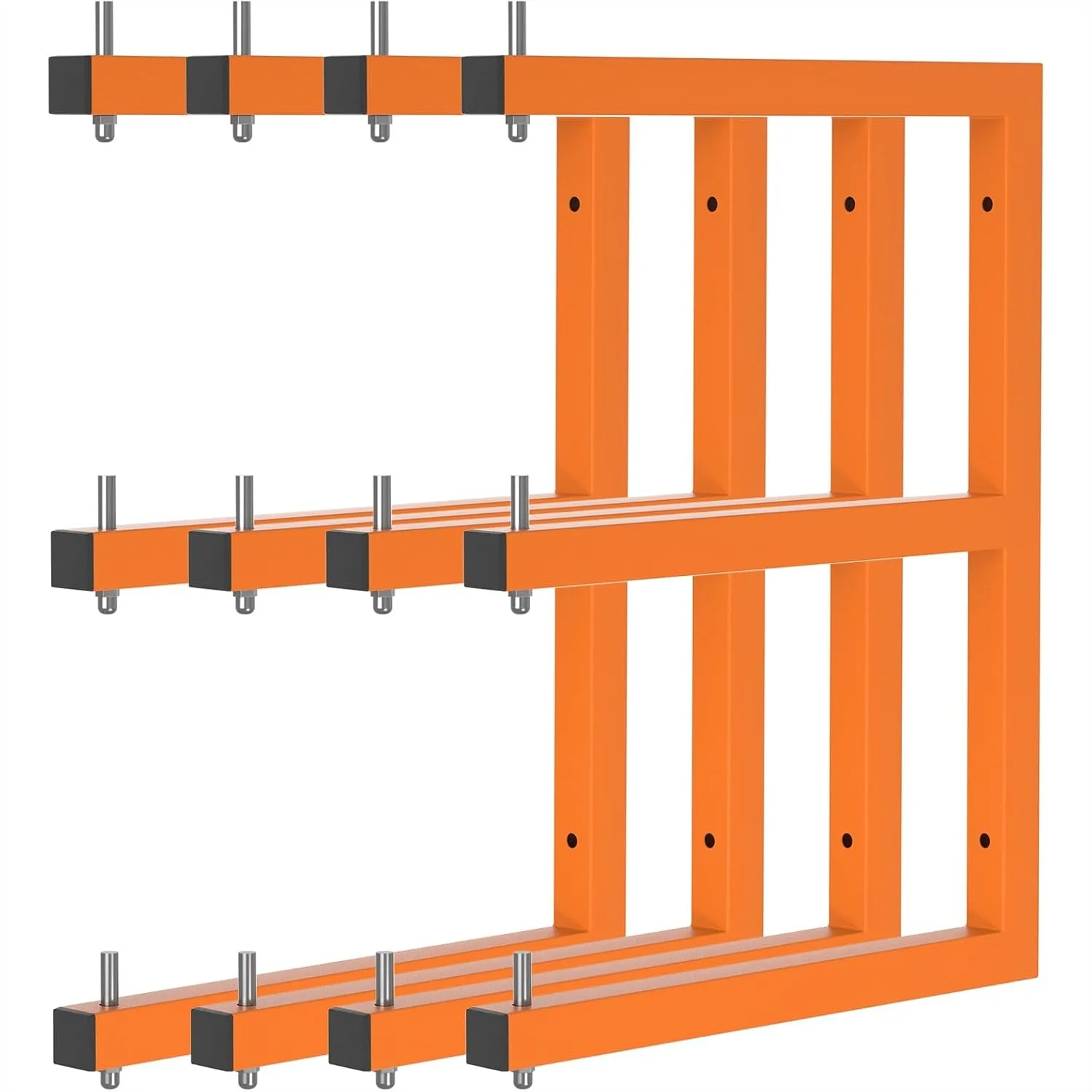 Wall-Mounted Lumber Rack, Heavy Duty 6-Level Wood Storage Organizer, 1320 LB Capacity Garage Shelving for Indoor/Outdoor Use
Wall-Mounted Lumber Rack, Heavy Duty 6-Level Wood Storage Organizer, 1320 LB Capacity Garage Shelving for Indoor/Outdoor Use