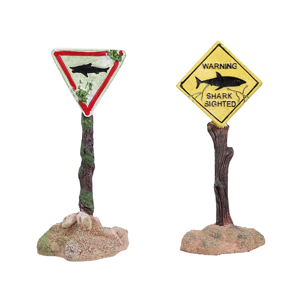 2 Pcs Micro Landscape Ornament Sea Animal Toys Adornment Warning Sign Mini Resin Decoration Garden Toddler
2 Pcs Micro Landscape Ornament Sea Animal Toys Adornment Warning Sign Mini Resin Decoration Garden Toddler