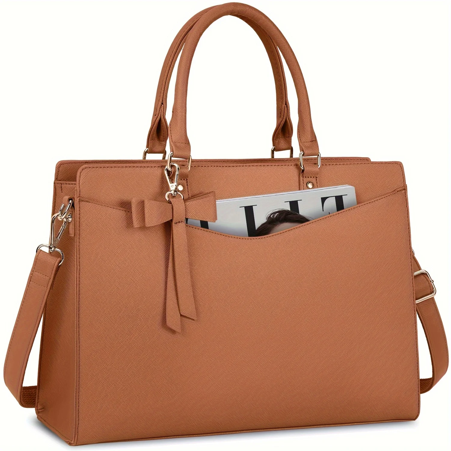 Laptop Bag for Women 15.6 Inch Leather Tote Bag Business Office Work Bag Waterproof Briefcase Computer Tote Large Lightweight Ha
Laptop Bag for Women 15.6 Inch Leather Tote Bag Business Office Work Bag Waterproof Briefcase Computer Tote Large Lightweight Ha