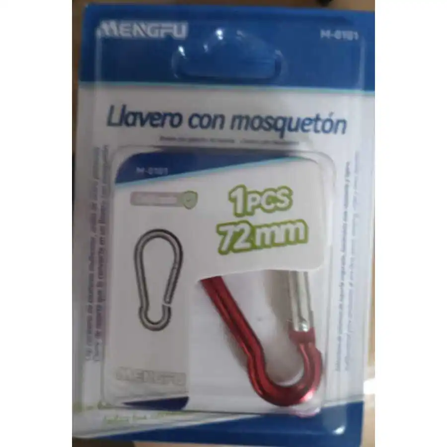 Mengfu M-0101 72mm Single Piece Locking Carabiner Keychain Made in China for Camping & Hiking Safety Gear
Mengfu M-0101 72mm Single Piece Locking Carabiner Keychain Made in China for Camping & Hiking Safety Gear