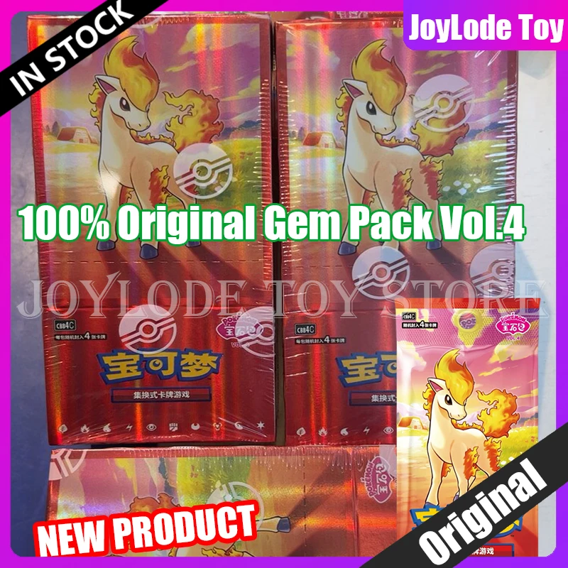 HOT 100% Original Gem Pack Vol.4 PTCG Cards Ponyta Album Scarlet Violet Trading Cards Chinese Card Bag Box Toys Gifts In Stock
HOT 100% Original Gem Pack Vol.4 PTCG Cards Ponyta Album Scarlet Violet Trading Cards Chinese Card Bag Box Toys Gifts In Stock