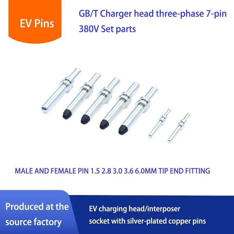220V~380V Type 1 Type 2 GBT EV Charger Plug Pin J1772 IEC 62196 EV Adapter Silver Plated Copper Pin EVSE Accessories
220V~380V Type 1 Type 2 GBT EV Charger Plug Pin J1772 IEC 62196 EV Adapter Silver Plated Copper Pin EVSE Accessories