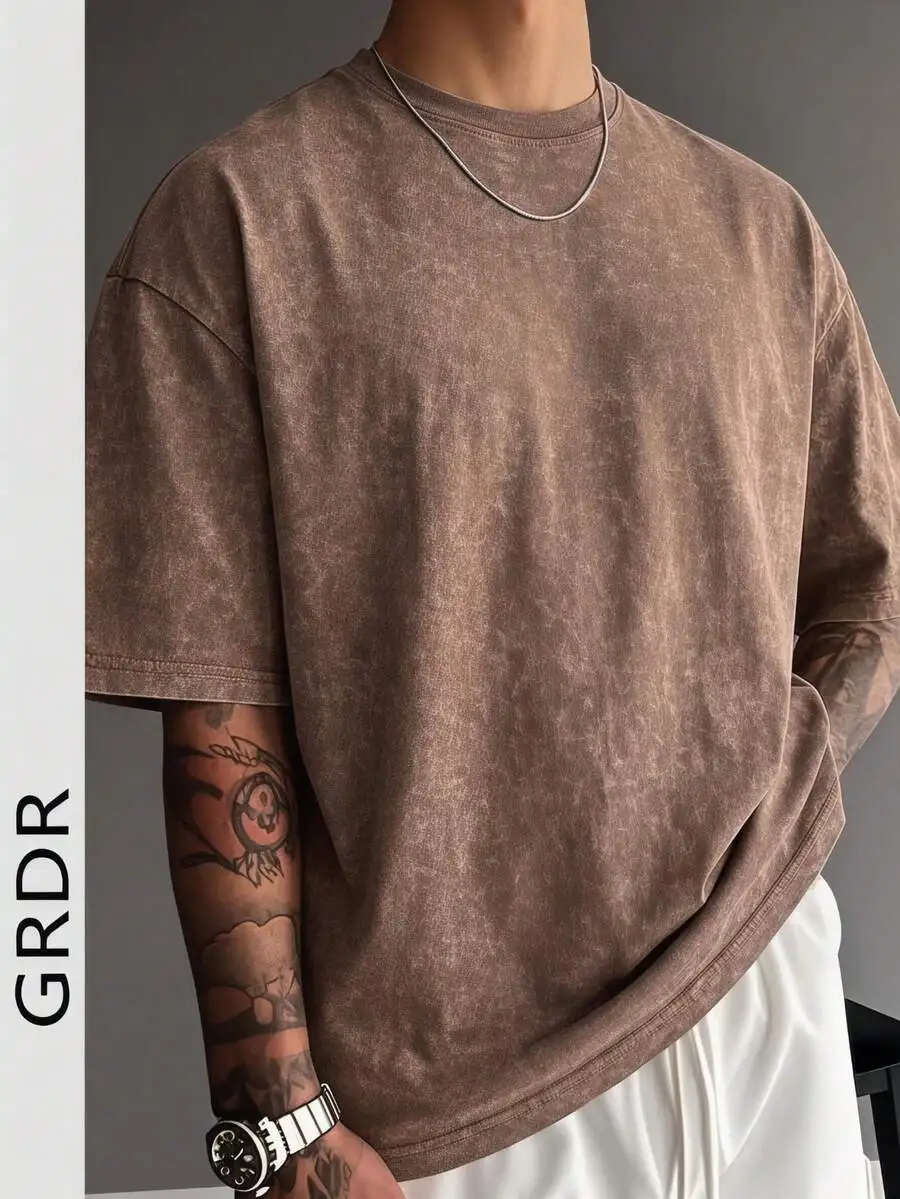 Mens Washed Solid Color Short Sleeve T-Shirt Comfortable Breathable Summer Tee
Mens Washed Solid Color Short Sleeve T-Shirt Comfortable Breathable Summer Tee