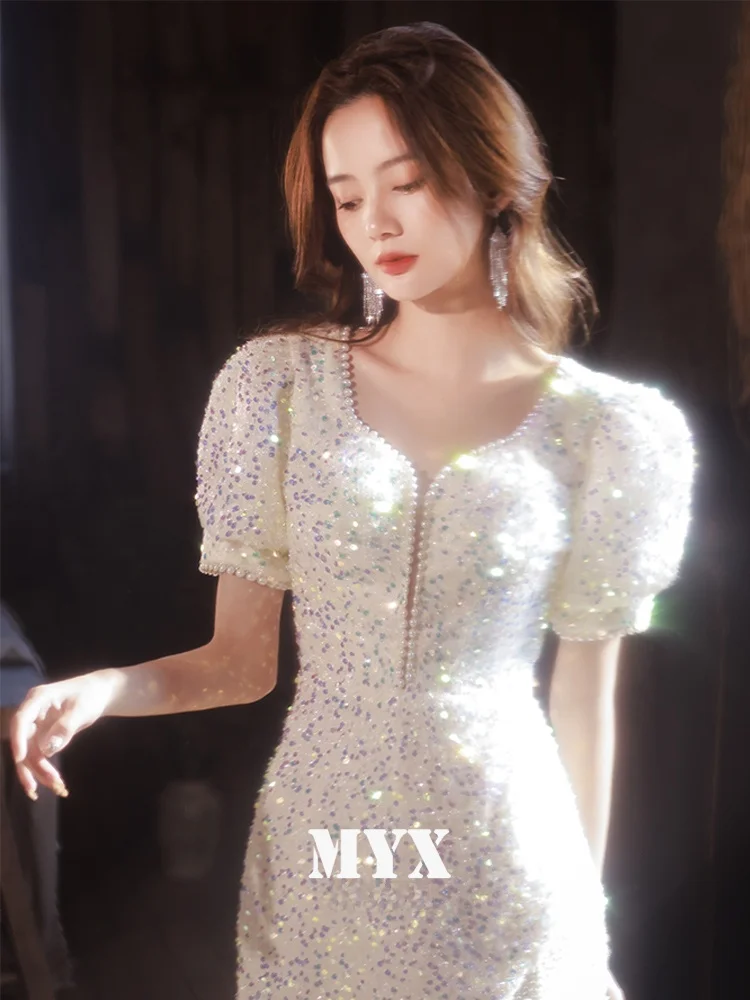 Ele ort Sequin Dr Korean Sle Birthday Par Evening Gown Lightweight Luxury Bubble Sve Zipper Closure Bodycon D...
Ele ort Sequin Dr Korean Sle Birthday Par Evening Gown Lightweight Luxury Bubble Sve Zipper Closure Bodycon D...