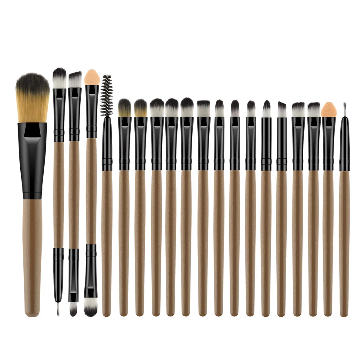 Набор из 20 кистей для макияжа: премиум-класс, деревянные ручки, плотные нейлоновые волокна, не оставляющие ворсинок, для пудры, румян, тонального крема, для ежедневного и профессионального использования
Набор из 20 кистей для макияжа: премиум-класс, деревянные ручки, плотные нейлоновые волокна, не оставляющие ворсинок, для пудры, румян, тонального крема, для ежедневного и профессионального использования