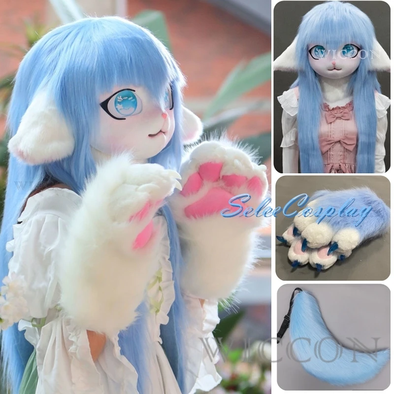 Fursuit Kigurumi Headsets Furry Cosplay Costumes Rubbit Doll Cat Costumes Glove Tail Animal Heads Wearable Kig Animal Headsets
Fursuit Kigurumi Headsets Furry Cosplay Costumes Rubbit Doll Cat Costumes Glove Tail Animal Heads Wearable Kig Animal Headsets