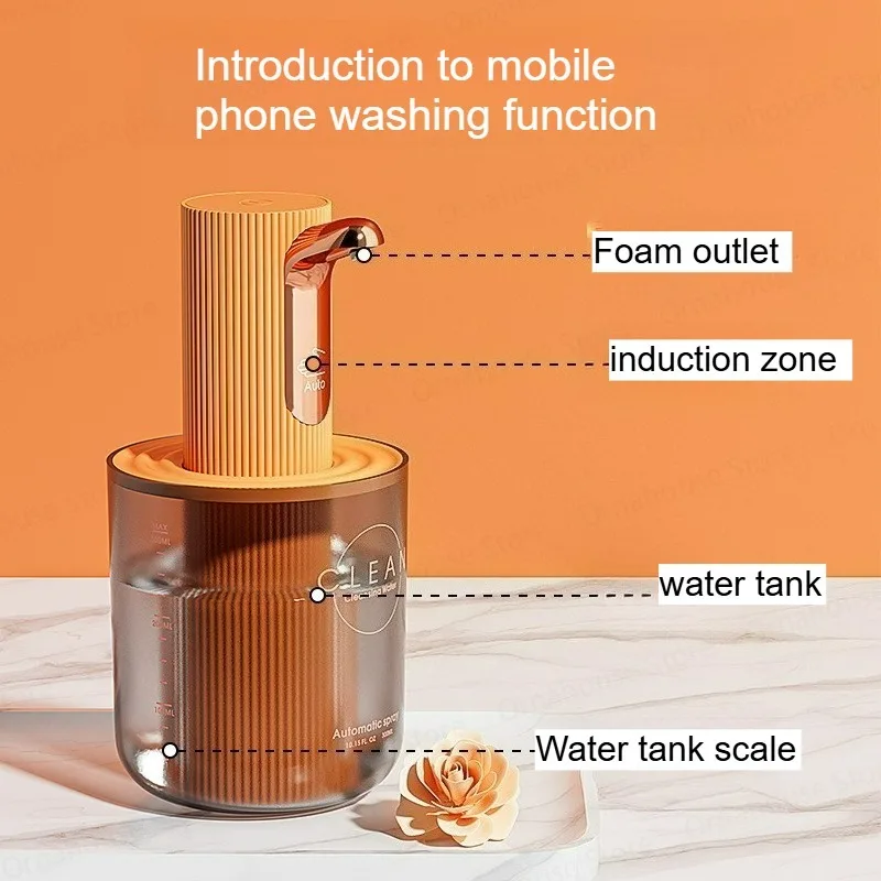 Автоматический дозатор пенного мыла, бесконтактный роскошный перезаряжаемый электрический диспенсер для отелей, ванных комнат, 200 мл, кухонный диспенсер
Автоматический дозатор пенного мыла, бесконтактный роскошный перезаряжаемый электрический диспенсер для отелей, ванных комнат, 200 мл, кухонный диспенсер