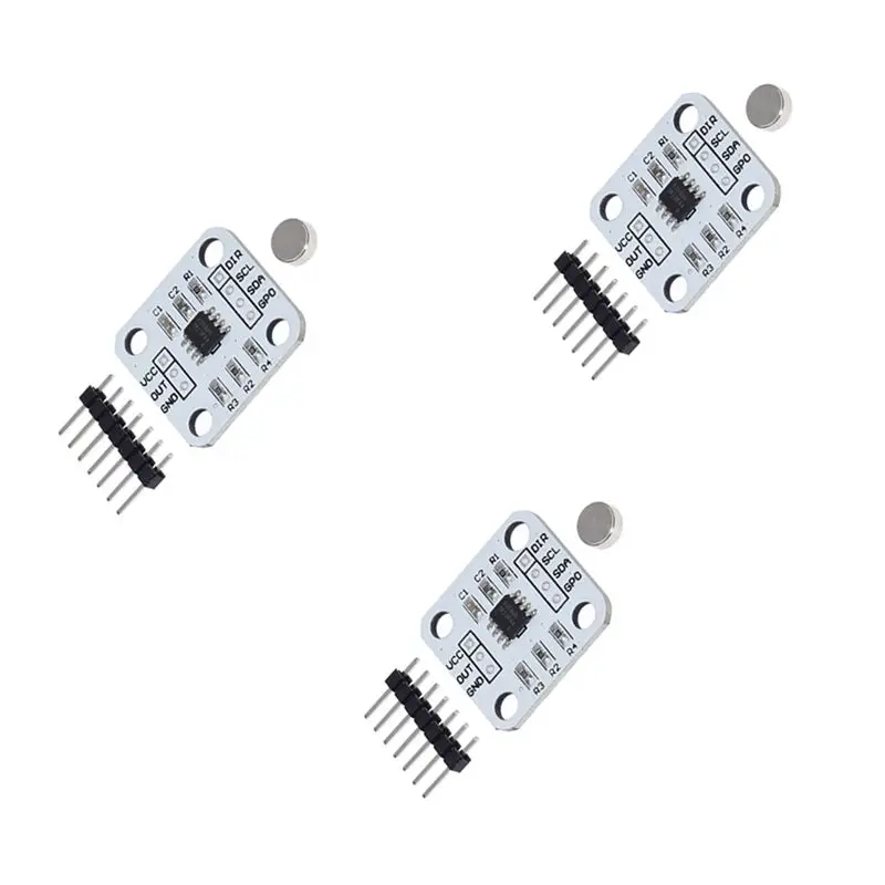 A75Q-3Pcs AS5600 Encoder 12 Bit Precision Magnetic Induction Angle Measuring Sensor Module Electronic Components
A75Q-3Pcs AS5600 Encoder 12 Bit Precision Magnetic Induction Angle Measuring Sensor Module Electronic Components