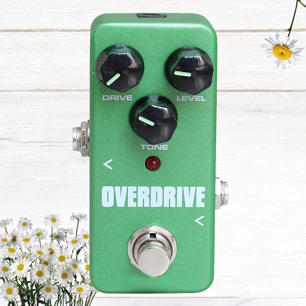 Vintage Guitar Effect Pedal Green Metal Case True Bypass Warm Professional Guitar Overload Booster
Vintage Guitar Effect Pedal Green Metal Case True Bypass Warm Professional Guitar Overload Booster