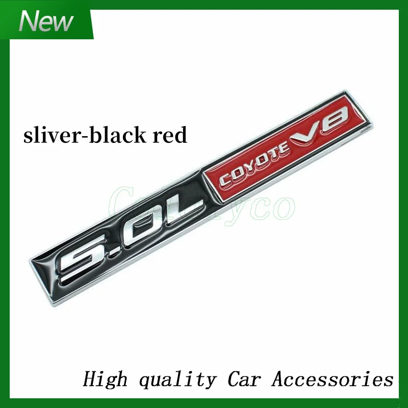 Metal Car 5.0L Coyote V8 Logo Emblem Badge Sticker For 5.0 F150 FX4 letter Mustang Auto Trunk Rear Nameplate Decal Accessories
Metal Car 5.0L Coyote V8 Logo Emblem Badge Sticker For 5.0 F150 FX4 letter Mustang Auto Trunk Rear Nameplate Decal Accessories