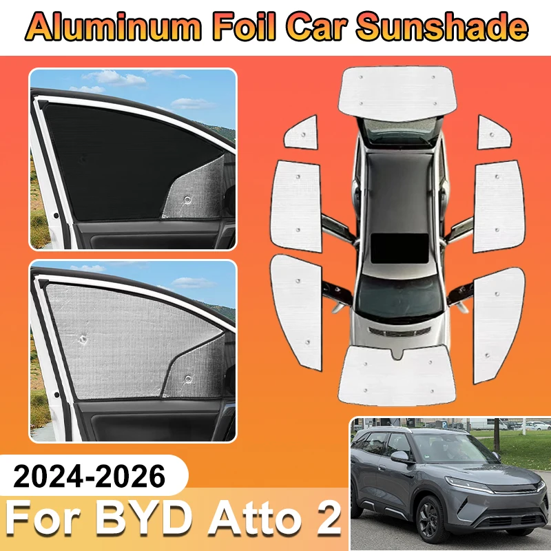 For BYD Atto 2 Accessories Yuan Up Pro SC3E 2024 2025 2026 Car Window Cover Aluminum Foil Sun Shades Block Heat Shield Protector
For BYD Atto 2 Accessories Yuan Up Pro SC3E 2024 2025 2026 Car Window Cover Aluminum Foil Sun Shades Block Heat Shield Protector