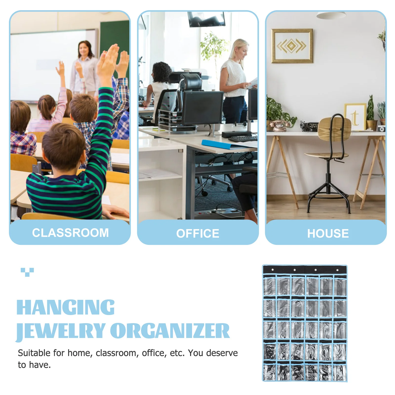 Jewelry Store Hanging Pocket Mobile Phone Bag Cell Classroom Organizer Child Multi-pocket Storage
Jewelry Store Hanging Pocket Mobile Phone Bag Cell Classroom Organizer Child Multi-pocket Storage