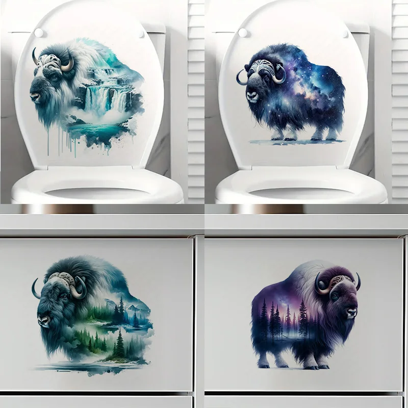 T2139#Natural Muskox Toilet Stickers Decoration for Living Room, Wall, Bedroom, and Home Decor Car Decals Self-Adhesive
T2139#Natural Muskox Toilet Stickers Decoration for Living Room, Wall, Bedroom, and Home Decor Car Decals Self-Adhesive