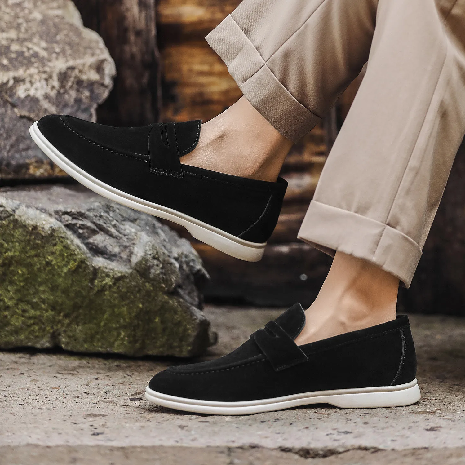 New Men's Casual Loafers Suede Comfortable Flat Business Men's Shoes Lightweight Brand Moccasin Men's Business Casual Shoes
New Men's Casual Loafers Suede Comfortable Flat Business Men's Shoes Lightweight Brand Moccasin Men's Business Casual Shoes