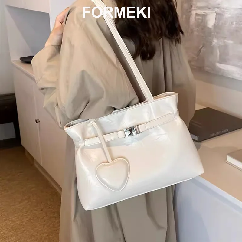 Сумка через плечо Formeki для женщин, модная большая вместительная сумка, однотонная сумка в стиле ретро, офисная женская сумка
Сумка через плечо Formeki для женщин, модная большая вместительная сумка, однотонная сумка в стиле ретро, офисная женская сумка
