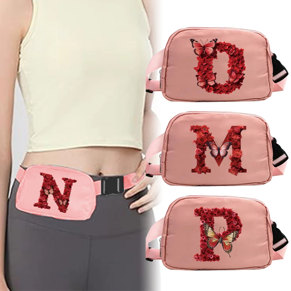 Unisex Sleek Minimalist Fanny Pack Red Rose Letter Pattern with Secure Zipper and Quick Release Buckle for On The Go Convenience
Unisex Sleek Minimalist Fanny Pack Red Rose Letter Pattern with Secure Zipper and Quick Release Buckle for On The Go Convenience
