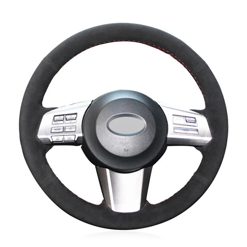 Alcantara Real Leather Steering Wheel Cover Red Thread Hand Sewing Car Accessoires for Subaru OUTBACK 2010-2011 LEGACY 2010-2011
Alcantara Real Leather Steering Wheel Cover Red Thread Hand Sewing Car Accessoires for Subaru OUTBACK 2010-2011 LEGACY 2010-2011