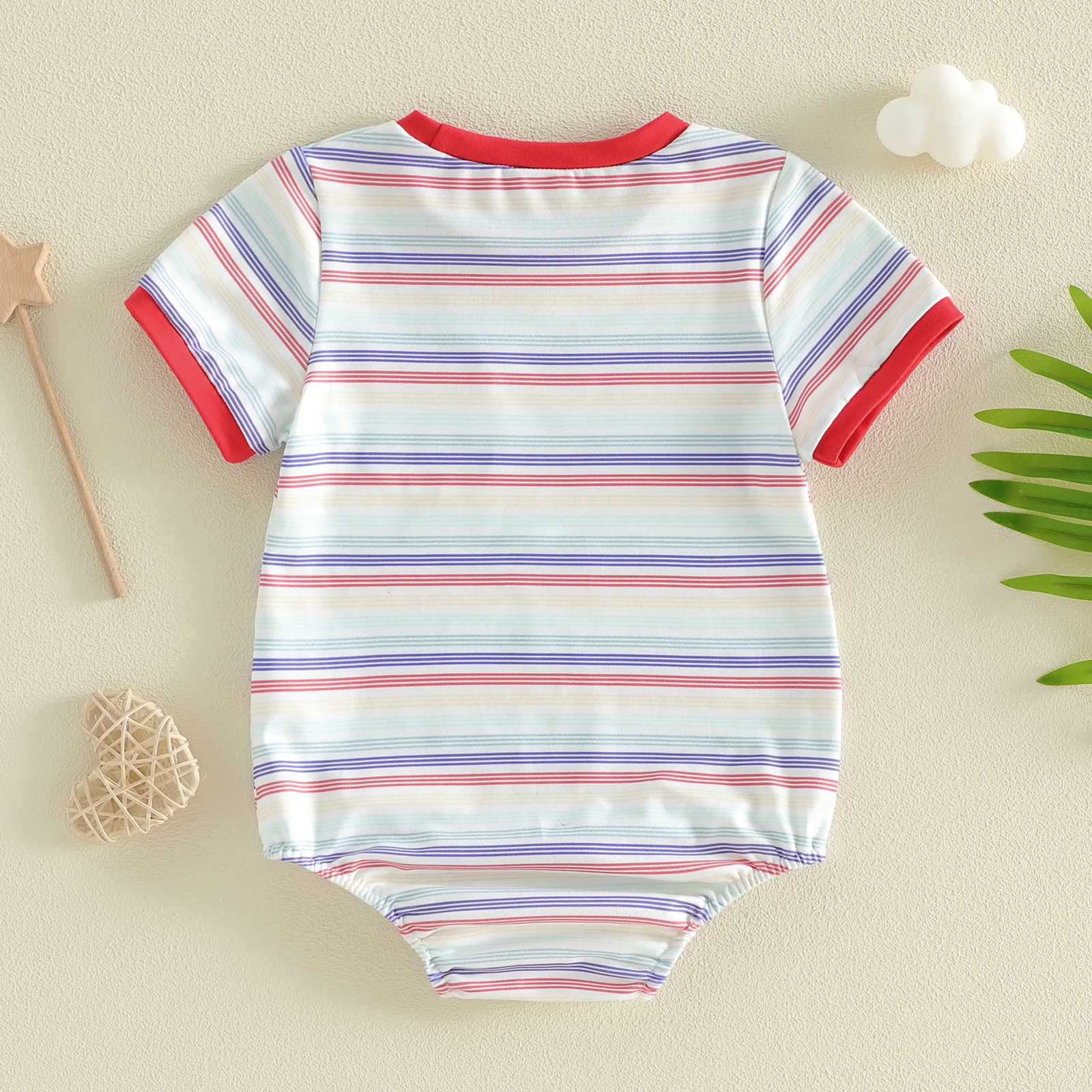 0-18M Newbrin Infant Baby Boys Summer Romper with Pocket Casual Stylish Striped Crew Neck Short Sleeve Jumpsuit
0-18M Newbrin Infant Baby Boys Summer Romper with Pocket Casual Stylish Striped Crew Neck Short Sleeve Jumpsuit