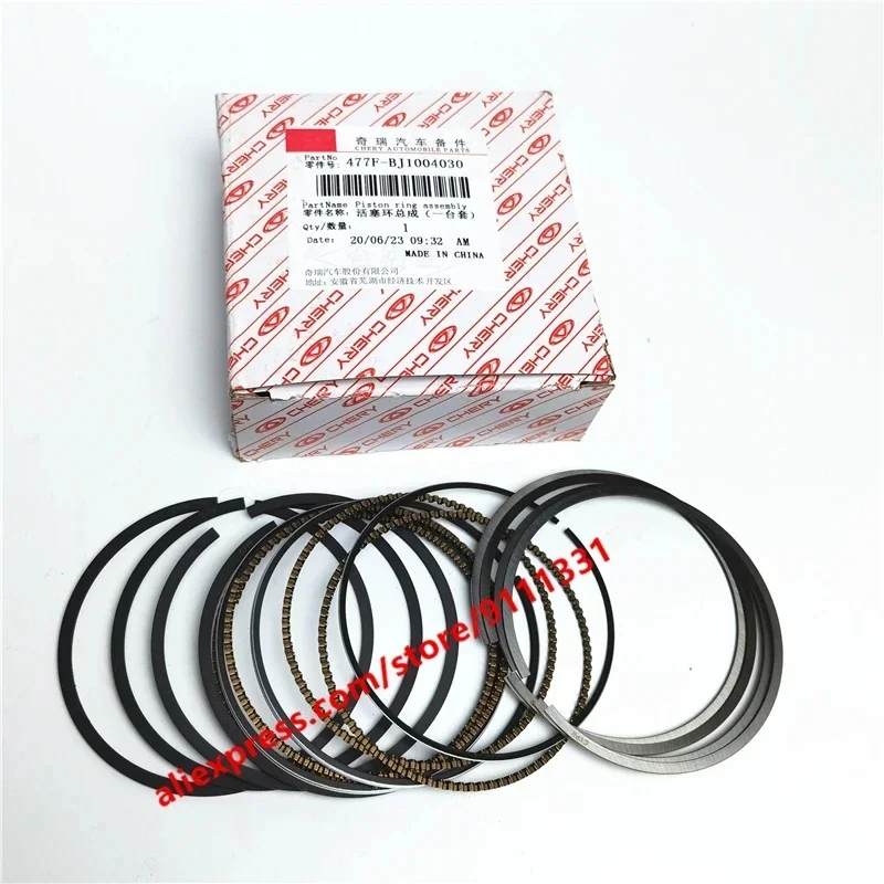 Engine Piston Ring for Chery A5 Fora E5 E3 Bonus 3 Fulwin 2/Celer Arrizo3 X1 indiS Beat S18D 477 Engine 1.5L 477F-BJ1004030 
Engine Piston Ring for Chery A5 Fora E5 E3 Bonus 3 Fulwin 2/Celer Arrizo3 X1 indiS Beat S18D 477 Engine 1.5L 477F-BJ1004030