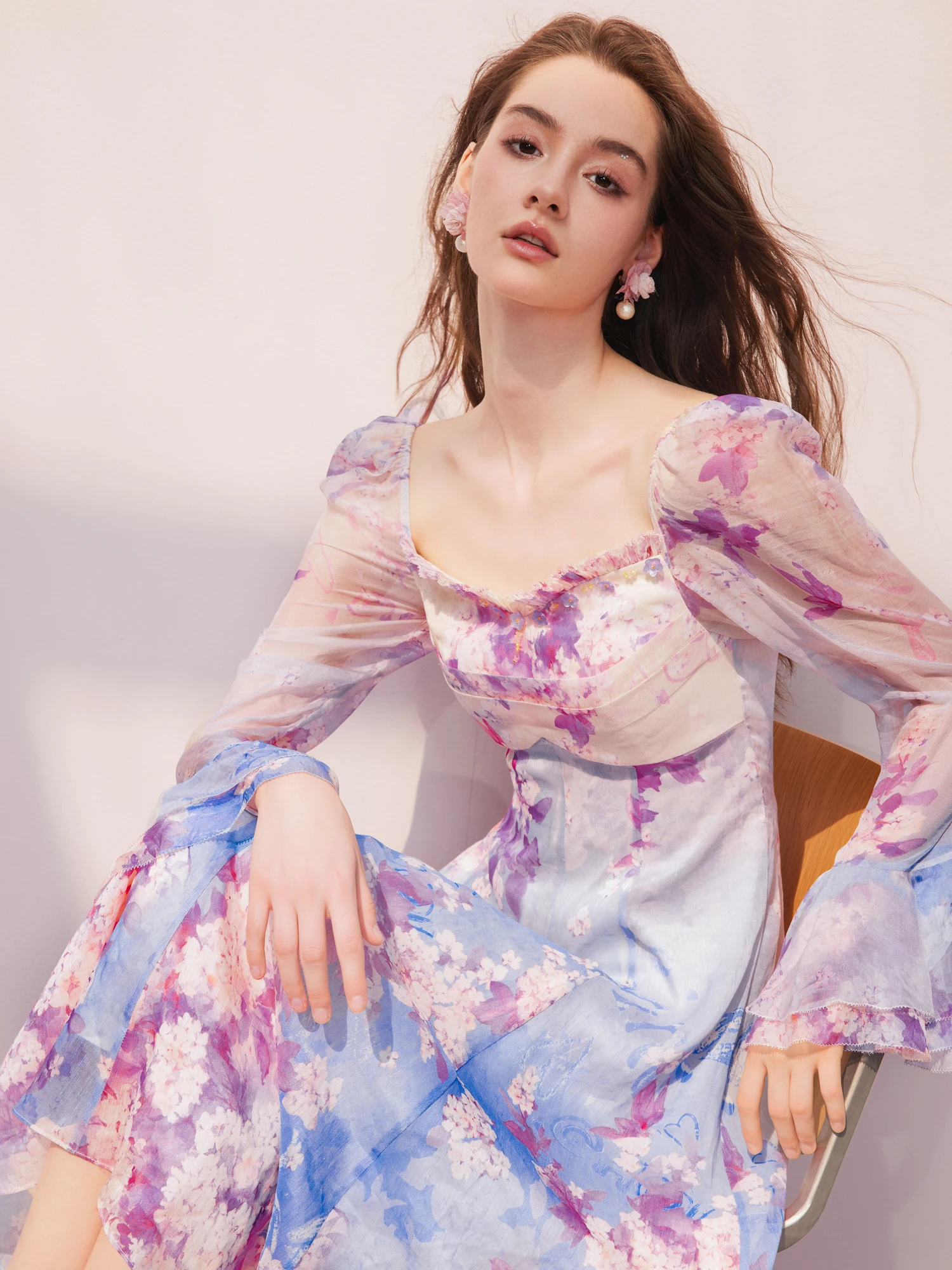 Xiao Xiao Yu【Flower Sea】Gradual Color Change Fairy Skirt Women's New Style Sweet Waist Design Linen Blend Long Sleeve Dress
Xiao Xiao Yu【Flower Sea】Gradual Color Change Fairy Skirt Women's New Style Sweet Waist Design Linen Blend Long Sleeve Dress