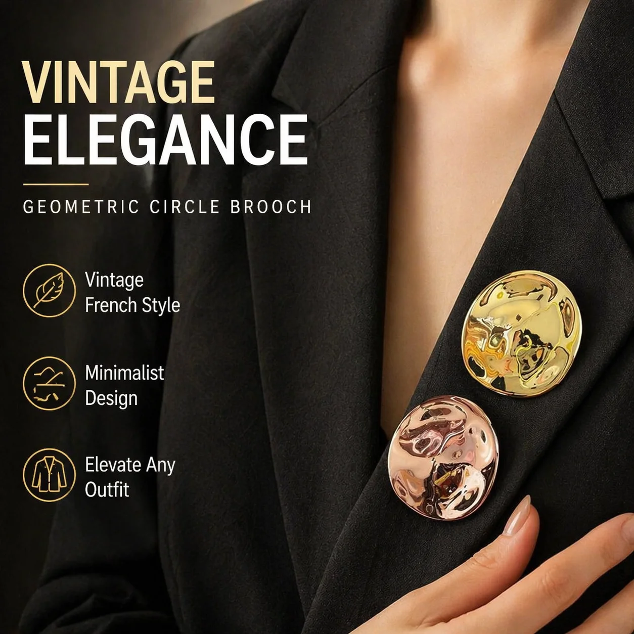 Aesthetic Geometric Brooch for Women Minimalist Liquid Metal Breastpin French Vintage Irregular Brooches Suit Pins Jewelry Gift
Aesthetic Geometric Brooch for Women Minimalist Liquid Metal Breastpin French Vintage Irregular Brooches Suit Pins Jewelry Gift