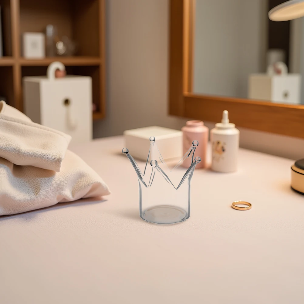 1Pcs Chic Crown Glass Candlestick Reusable Home Ornament Romantic Table Decor for Dining Room Living Room Scene Layout Prop
1Pcs Chic Crown Glass Candlestick Reusable Home Ornament Romantic Table Decor for Dining Room Living Room Scene Layout Prop