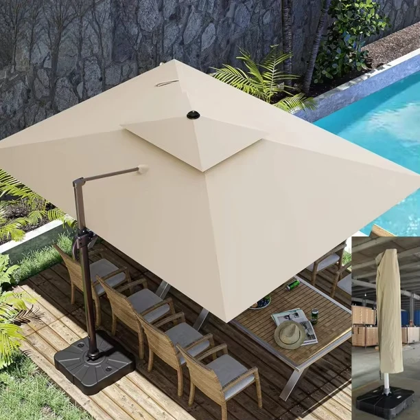 Juhui manufacturers supply offset garden parasol aluminum large size cantilever patio umbrella outdoor
Juhui manufacturers supply offset garden parasol aluminum large size cantilever patio umbrella outdoor