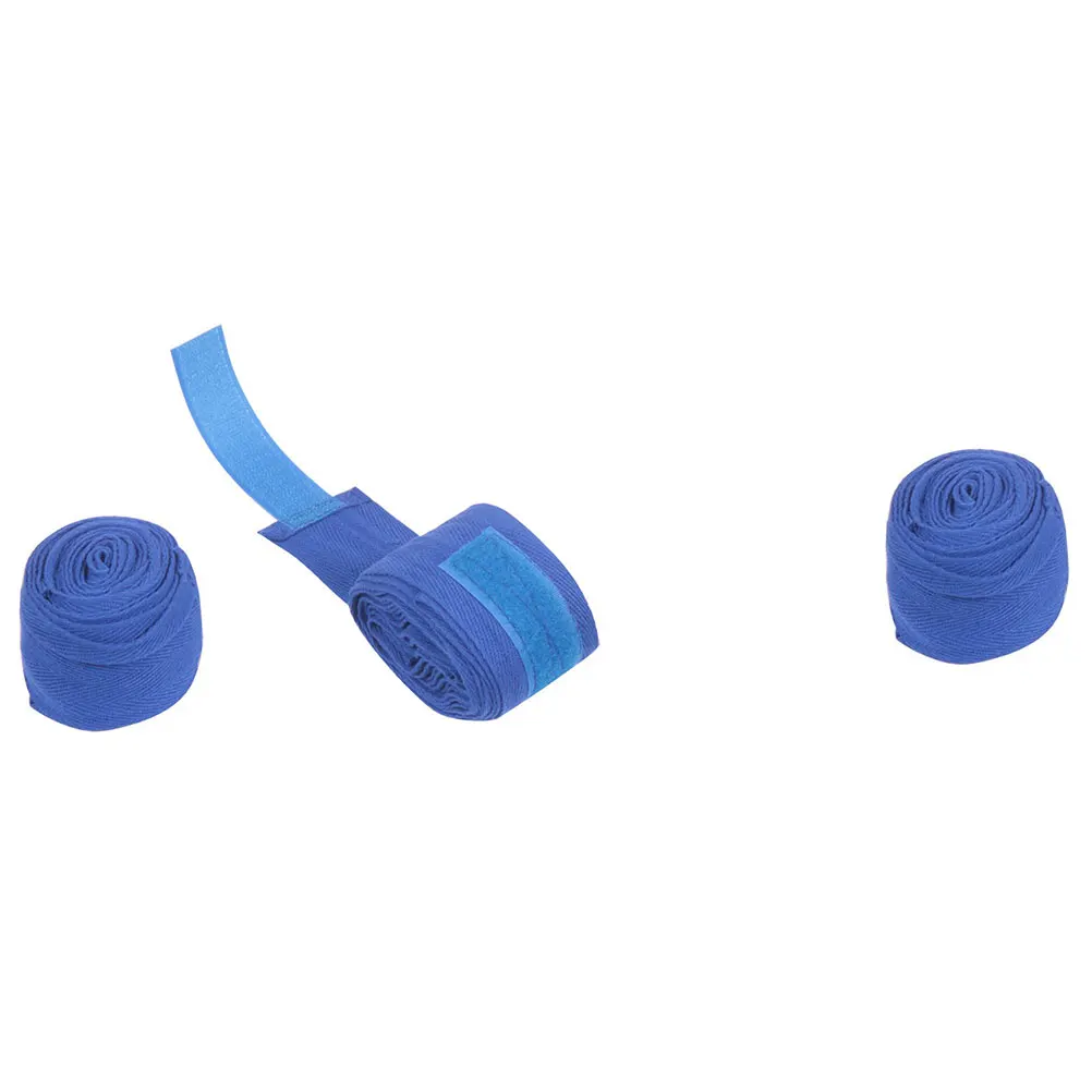 Cotton Boxing Bandages 2.5m Thai Fighting Hand Bandages Sweat Absorbing Bandages for Man (Blue) 
Cotton Boxing Bandages 2.5m Thai Fighting Hand Bandages Sweat Absorbing Bandages for Man (Blue)