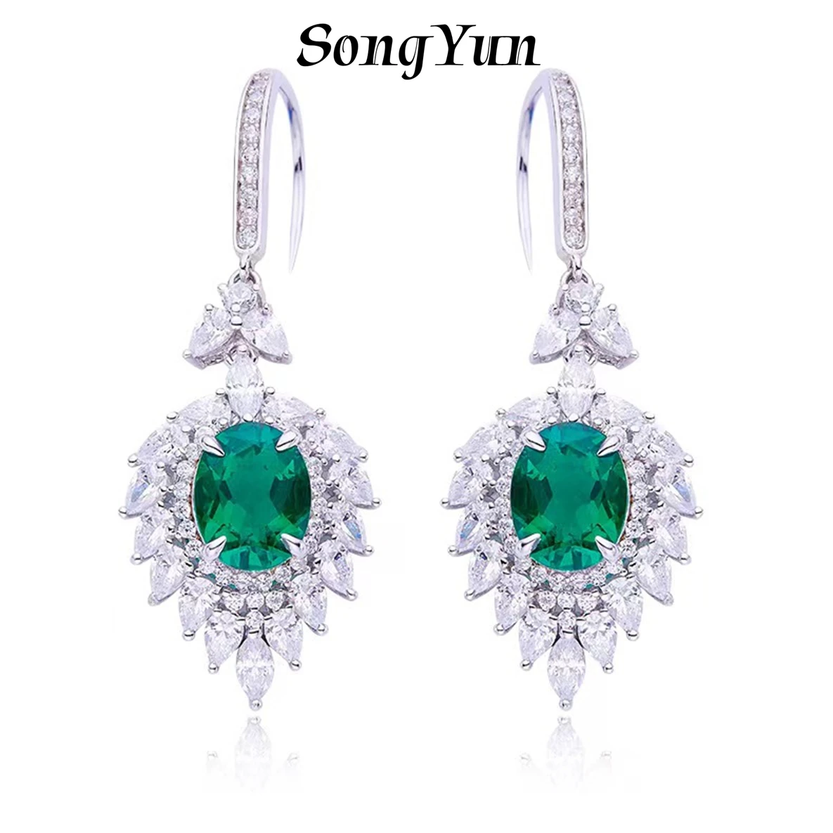 SongYun Jewelry 925 Sterling Silver Earring HCD Gemstones HCD Diamond Designer Love Graceful 925 Sterling Silver Stud Accessorie
SongYun Jewelry 925 Sterling Silver Earring HCD Gemstones HCD Diamond Designer Love Graceful 925 Sterling Silver Stud Accessorie