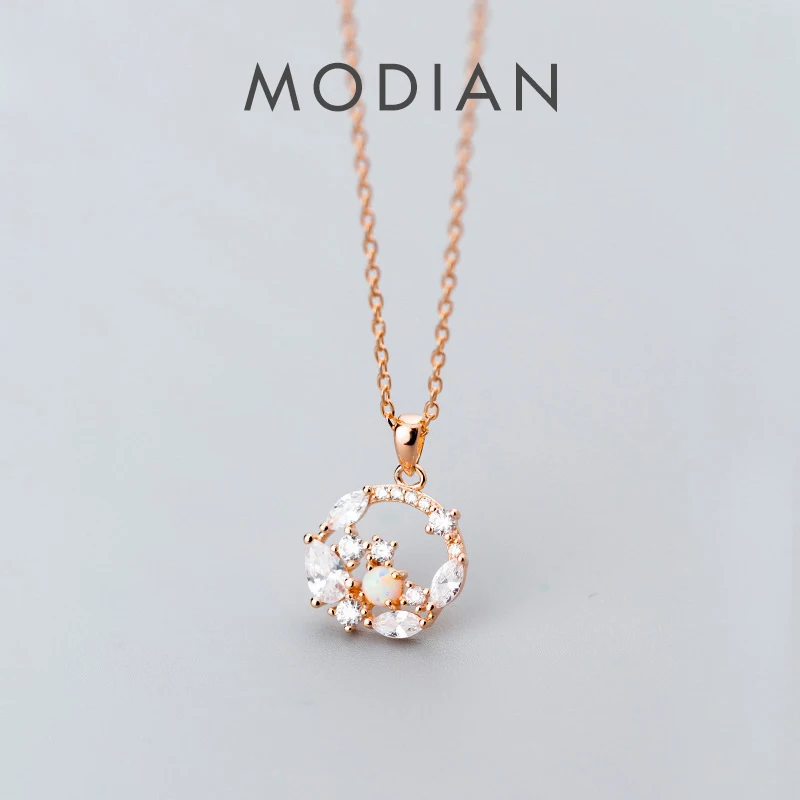 Modian New Luminous CZ Geometric Round Circle 925 Sterling Silver Charm Pendant for Women Link Chain Fine Jewelry 2020 Design
Modian New Luminous CZ Geometric Round Circle 925 Sterling Silver Charm Pendant for Women Link Chain Fine Jewelry 2020 Design