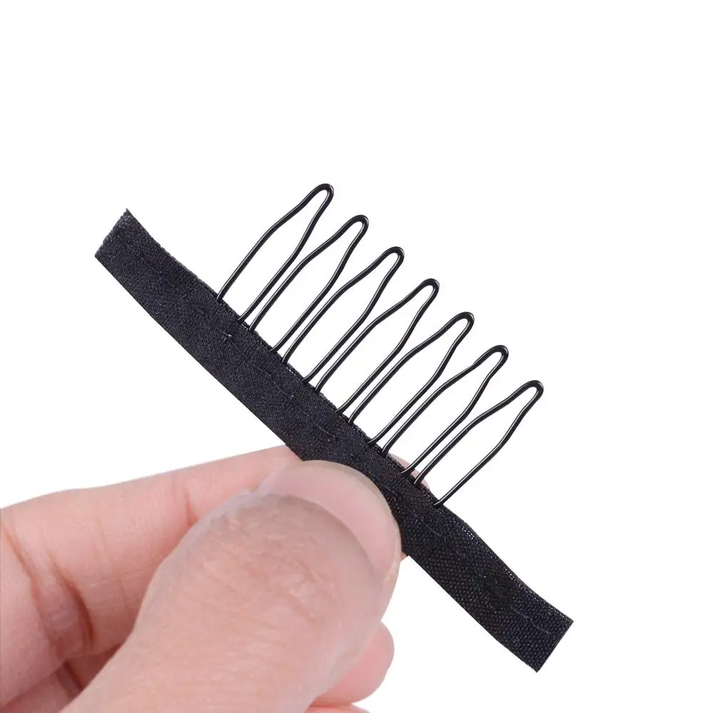 Wig Comb Clips 4-7 Teeth Hair Extension Clips Stainless Steel Wig Clips Combs Snap Clips With Rubber For Hair Extension
Wig Comb Clips 4-7 Teeth Hair Extension Clips Stainless Steel Wig Clips Combs Snap Clips With Rubber For Hair Extension