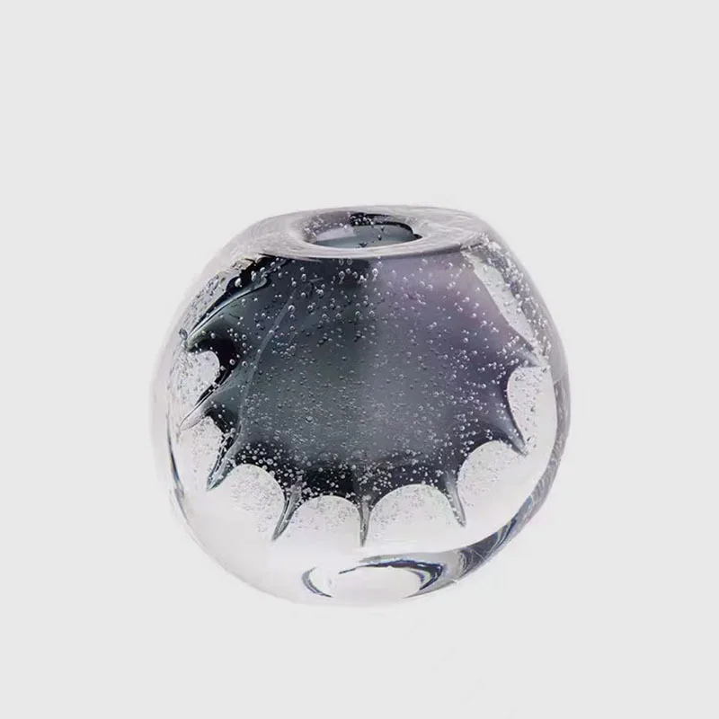 Light luxury bubble colored glass, glass vase, creative soft TV cabinet, living room decoration ornament
Light luxury bubble colored glass, glass vase, creative soft TV cabinet, living room decoration ornament